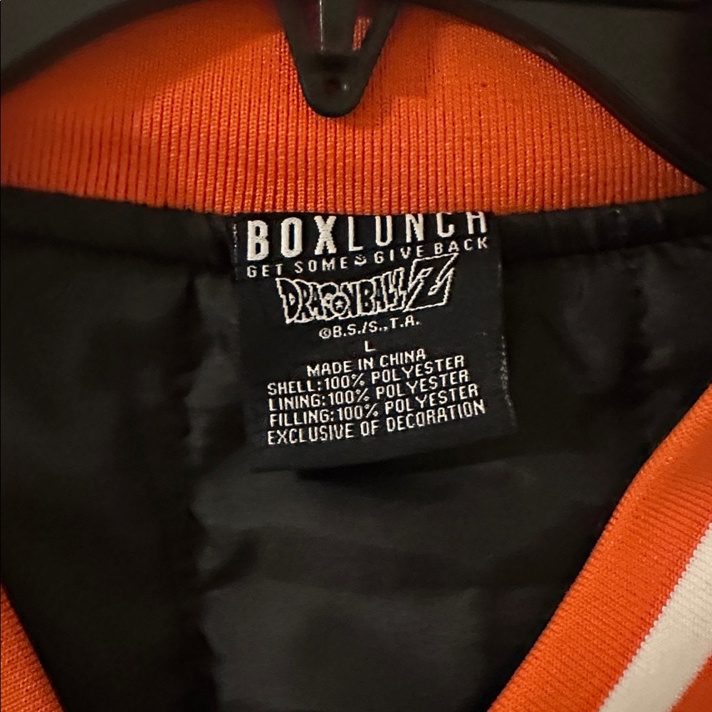 BoxLunch Dragon Ball Z Saiyans Bomber Jacket - Picture 4 of 5